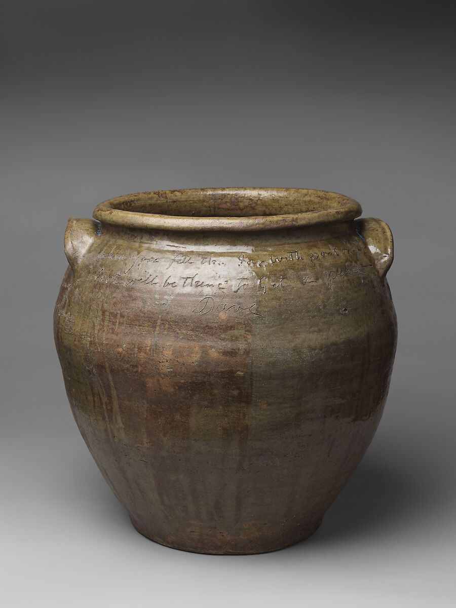 David Drake, Storage Jar — The Met (Open Access)